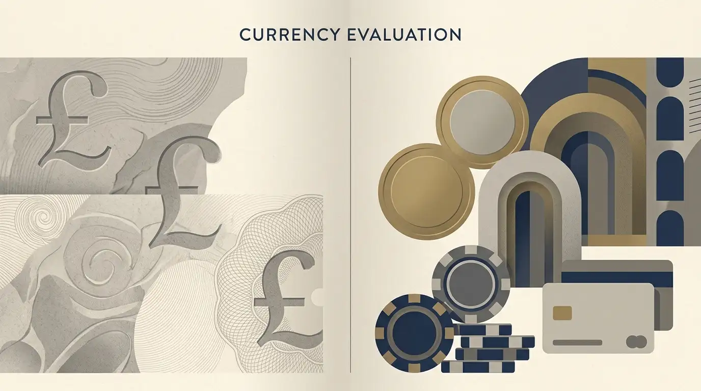 Pound and euro currency context for the Lizaro welcome offer